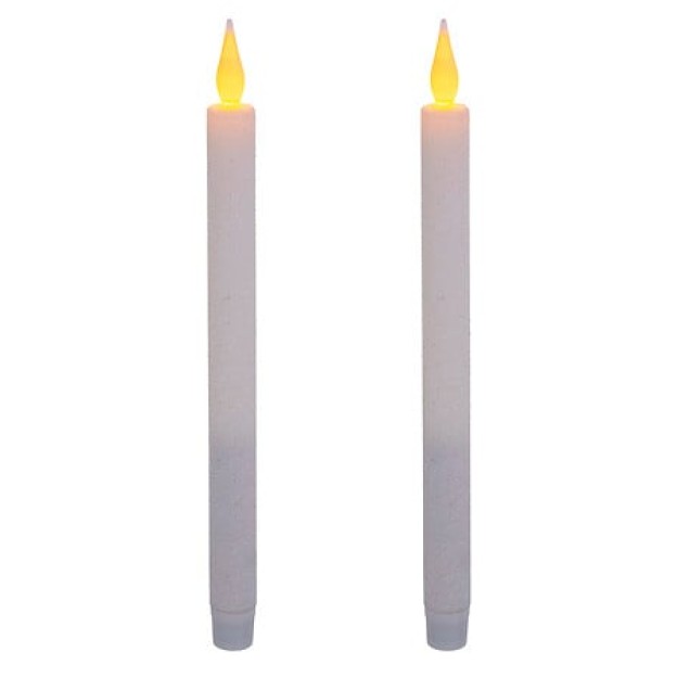 Set lumânări LED WHITE x2