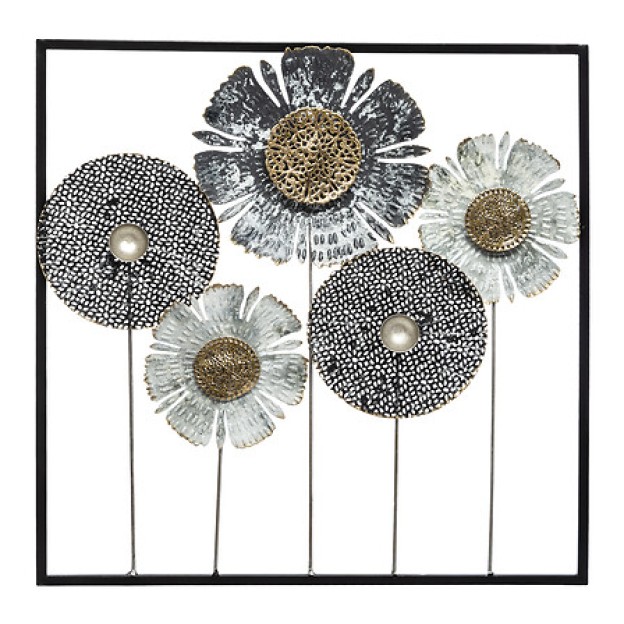 Decorațiune de perete FLOWER FIORE 50X50