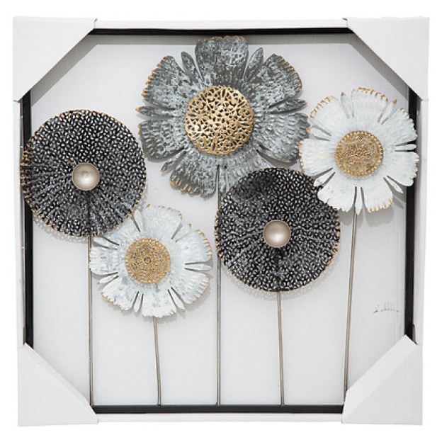 Decorațiune de perete FLOWER FIORE 50X50