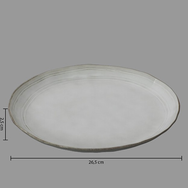 ПЛАТО FLOWER GREY Д26