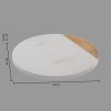 PLATOU MARBLE WHITE D30