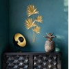 Настенное украшение в виде листа Feel, 39 x 73 см, металл