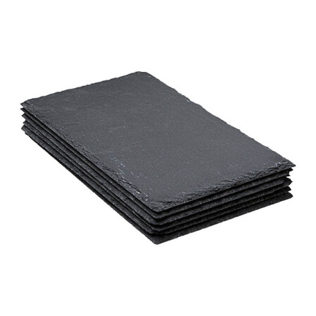 Set platouri ARDOISE x6 18x30cm