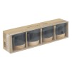 Set cești BLACK BAMBOO