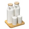 SET CERAMICA PENTRU ULEI, OȚET,SARE, PIPER