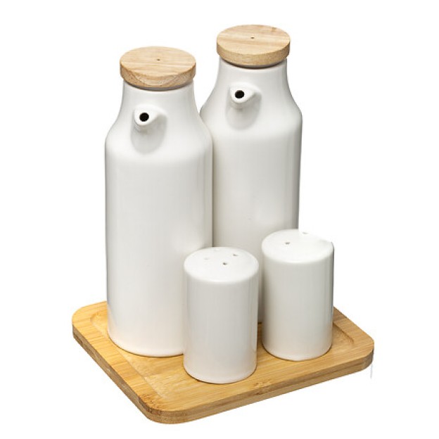 SET CERAMICA PENTRU ULEI, OȚET,SARE, PIPER