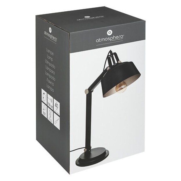 Lampă de masă SOUL BLK H55,8