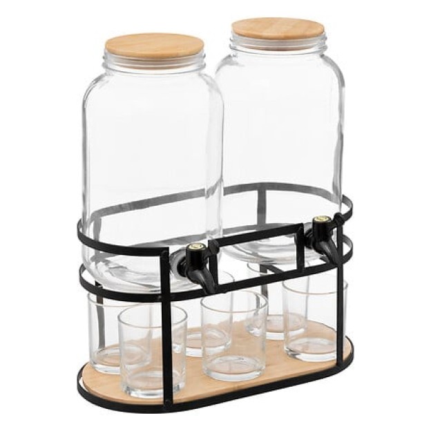 Set dispenser cu suport x2 3,3L