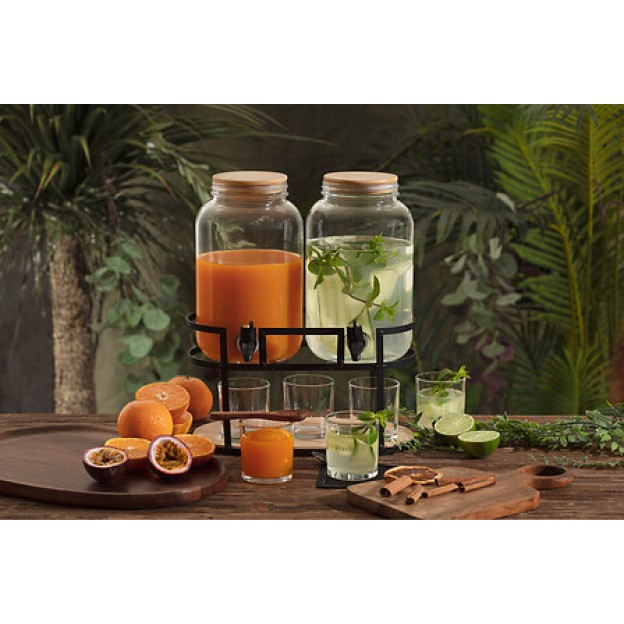 Set dispenser cu suport x2 3,3L