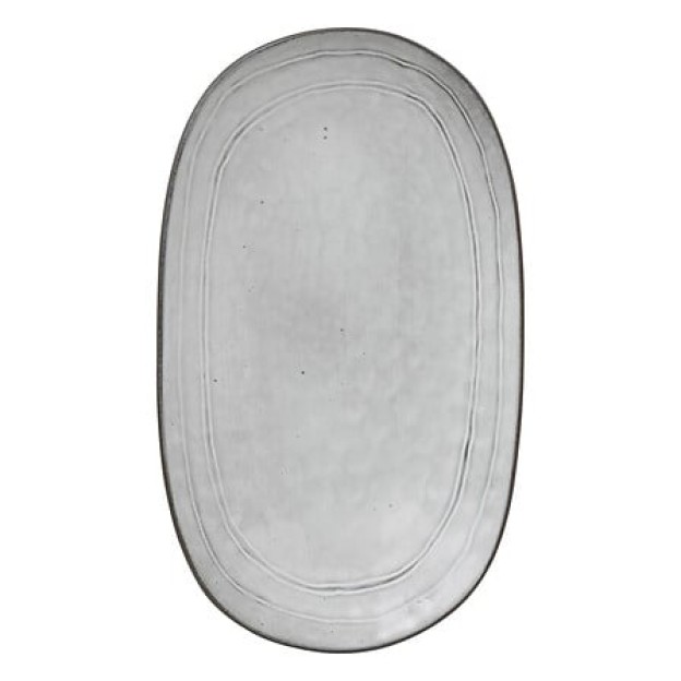 ПЛАТО FLOWER GRIS 37X21