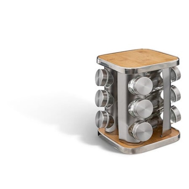 Set recipiente condimente cu suport