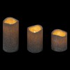 Набор Свечи LED PAILLETTE X3