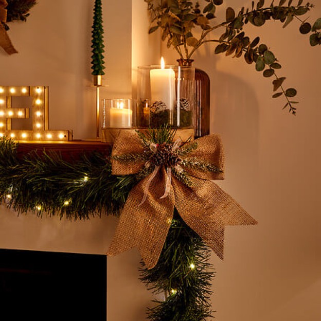 Decoratiune brad  JUTE