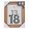 Rama foto Maé 13 x 18 cm din plastic maro, pentru expunere