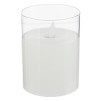 Lumânare LED Sena 7,5 x 10 cm cu recipient din sticlă