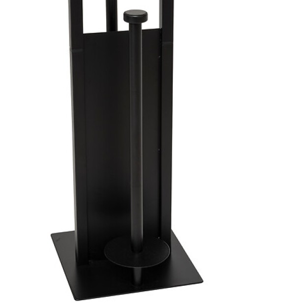 Perie cu suport pentru WC GLASS