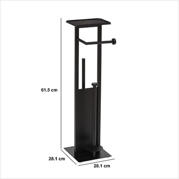 Perie cu suport pentru WC GLASS