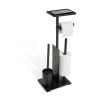 Perie cu suport pentru WC GLASS