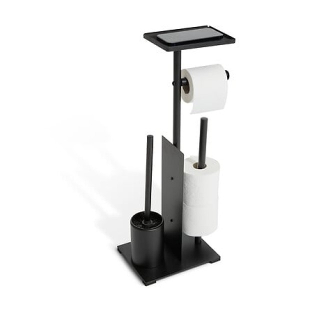 Perie cu suport pentru WC GLASS