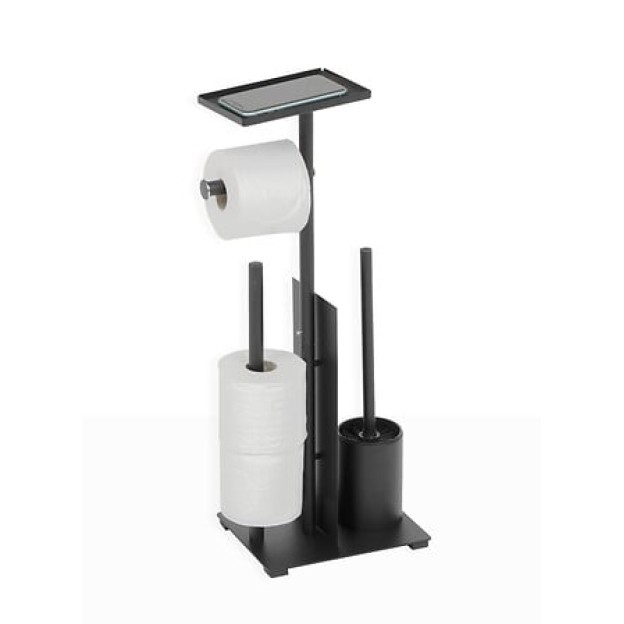 Perie cu suport pentru WC GLASS