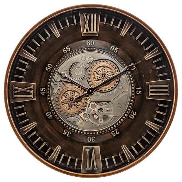 Ceas cu mecanism Yoni diametru 59 cm metal