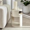 Masă de cafea Ashdal diametru 32,5 cm metal argilă