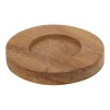 Set Eleganță 4 cești 10 cl și tavă din salcâm, lungime 25 cm