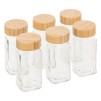 Set condimente VERRE/BAMBOU X6