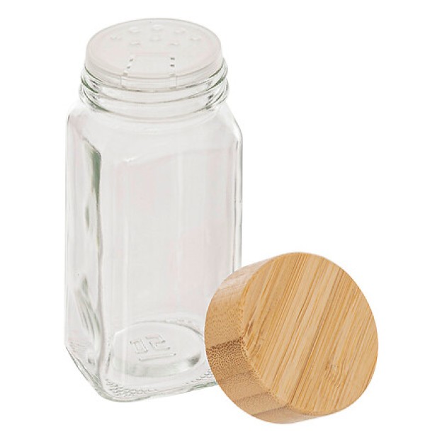 Set condimente VERRE/BAMBOU X6