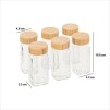 Set condimente VERRE/BAMBOU X6
