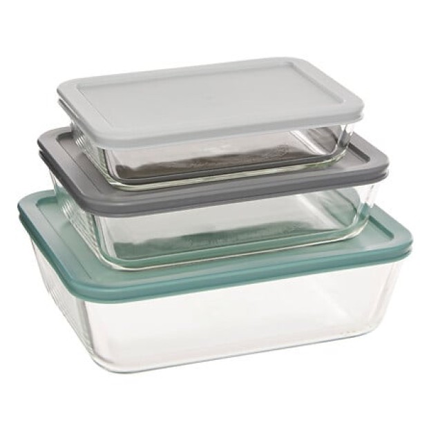 Set containere din sticlă RECT X3