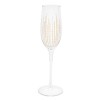 set de 4 pahare de șampanie Lunis 21 cl aurii