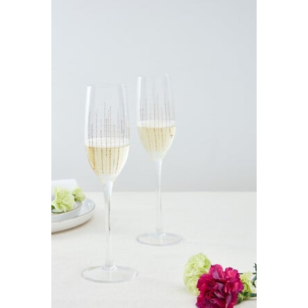 set de 4 pahare de șampanie Lunis 21 cl aurii