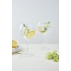 Set de 2 pahare pentru gin Lunis 60 cl aurii