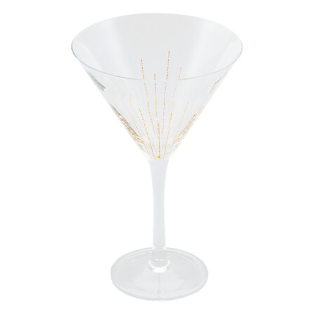 Set de 2 pahare pentru cocktail Lundi 25 cl aurii