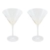 Set de 2 pahare pentru cocktail Lundi 25 cl aurii