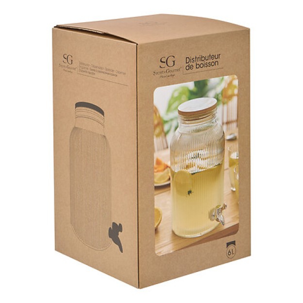 Distribuitor de băuturi Line 6 l sticlă