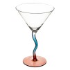 Set de 4 pahare pentru cocktail Homy 30 cl portocaliu
