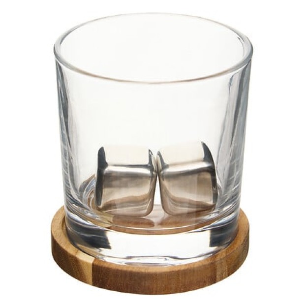 Set 2 pahare de whisky cu pietre răcitoare Jules