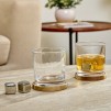 Set 2 pahare de whisky cu pietre răcitoare Jules