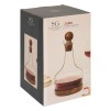Carafă Jules 1,6 l salcâm și sticlă transparentă