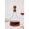Carafă Jules 1,6 l salcâm și sticlă transparentă