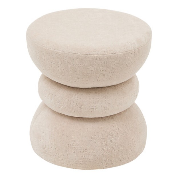 Pouf totem Ritem diametru 36 cm ivoar