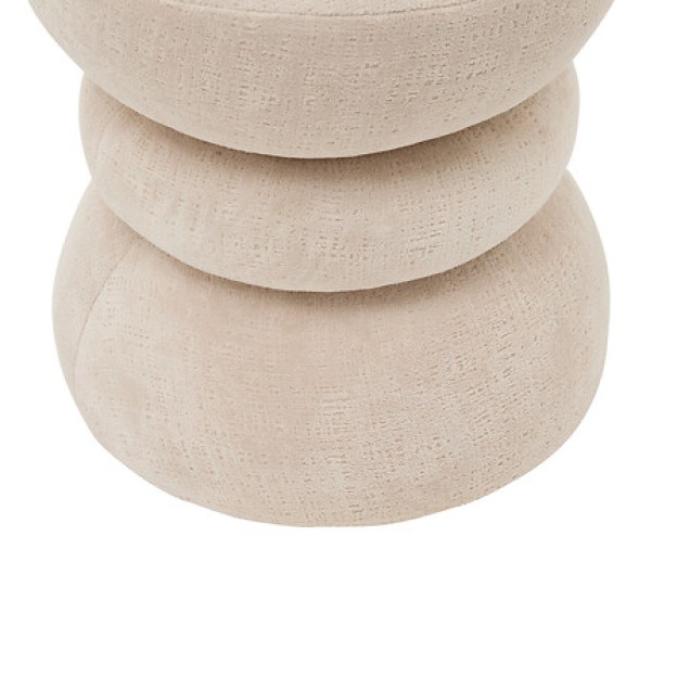 Pouf totem Ritem diametru 36 cm ivoar