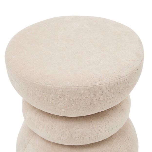 Pouf totem Ritem diametru 36 cm ivoar