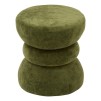 Pouf totem Ritem diametru 36 cm verde kaki