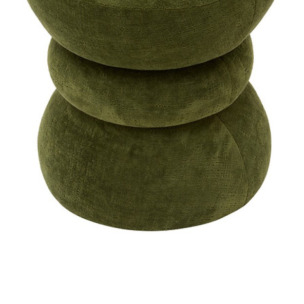 Pouf totem Ritem diametru 36 cm verde kaki