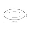 Platou decorativ FLEUR D19