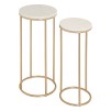 Set de 2 suporturi pentru plante Crush metal și marmură