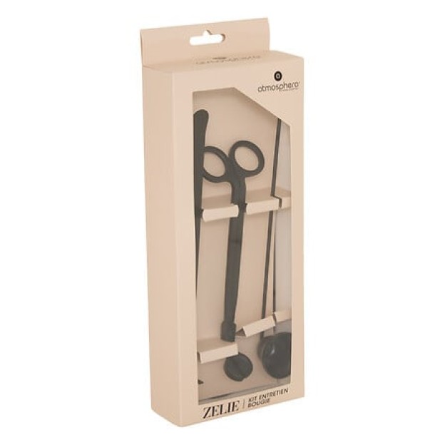 Set de întreținere pentru lumânări, 4 piese, metal